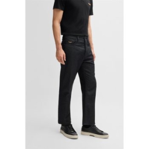 보스 WI24 x ASTON MARTIN 체온 조절 데님 레귤러핏 진 블랙 50527792001