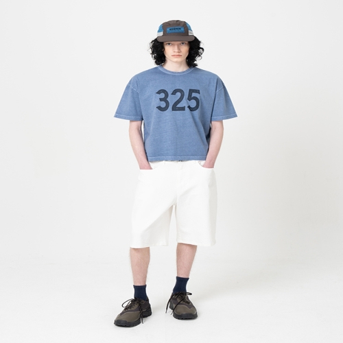 피그먼트 EZS3TS10BU 325 반소매 티셔츠 블루