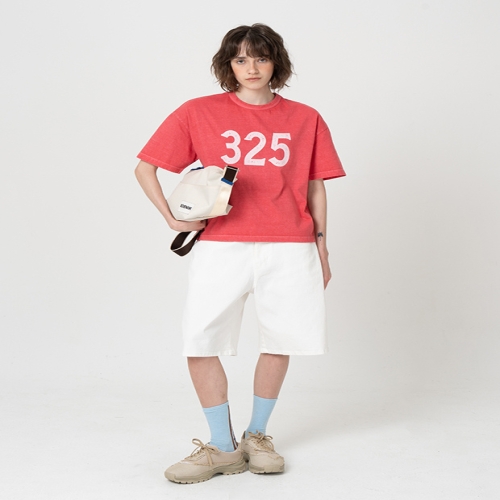 피그먼트 EZS3TS09RD 325 반소매 티셔츠 레드