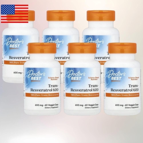 닥터스베스트 고효능 트랜스 레스베라트롤 600mg 60캡슐