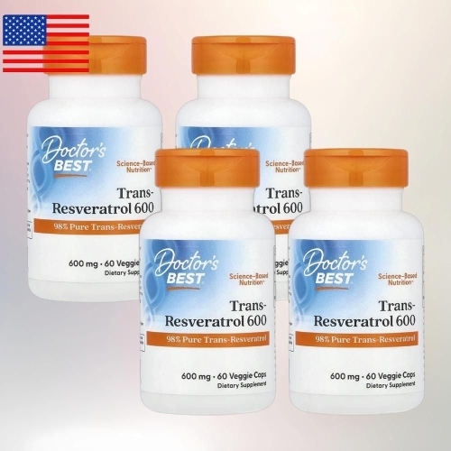 닥터스베스트 고효능 트랜스 레스베라트롤 600mg 60캡슐