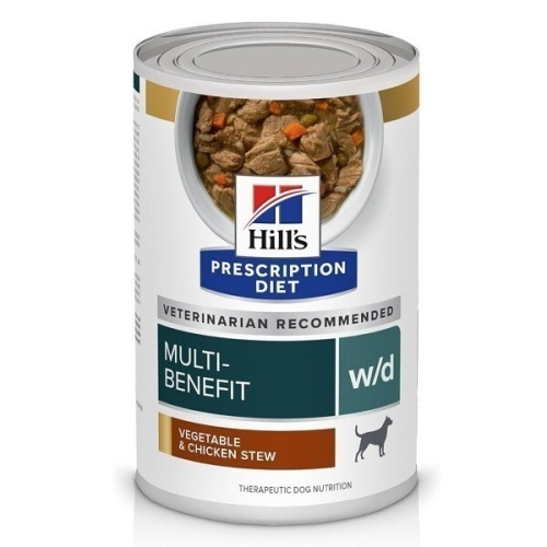 힐스 프리스크립션 다이어트 독 w/d 멀티 베네핏 캔 354g