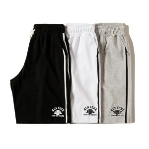 리빌모아 남자 트레이닝 배색라인 뉴욕 밴딩 반바지 KSM-PTH-SCY07