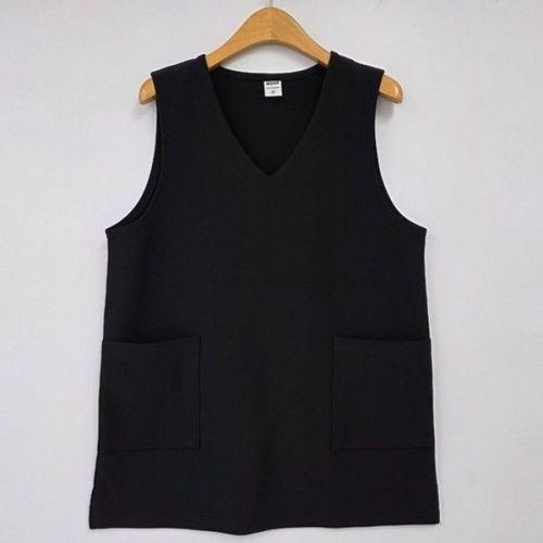 아이우먼 이지핏스판클래식조끼 MNU123M503 빅사이즈