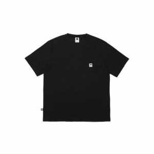 코닥 반팔티 UQS K5223LRS15BLK 레인보우 소로나 포켓 반팔 티셔츠 BLACK