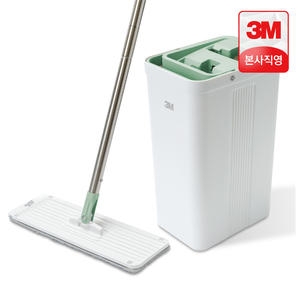 3M 스카치브라이트 핸즈프리 막대걸레 키트(밀대+버킷+장착 1매)