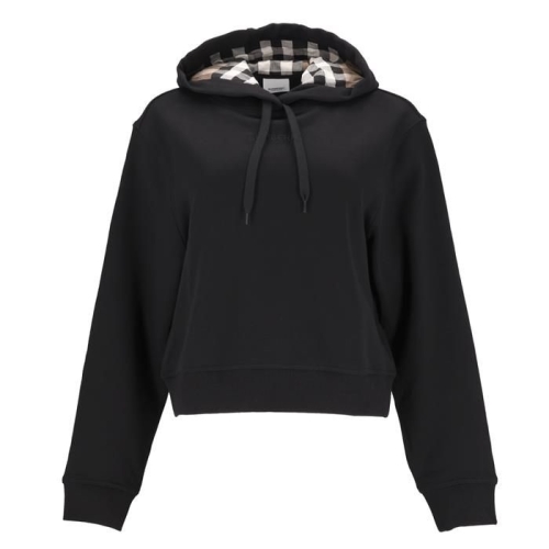 버버리 여성 TALLEY 체크 여성 후드 티셔츠_80843911
