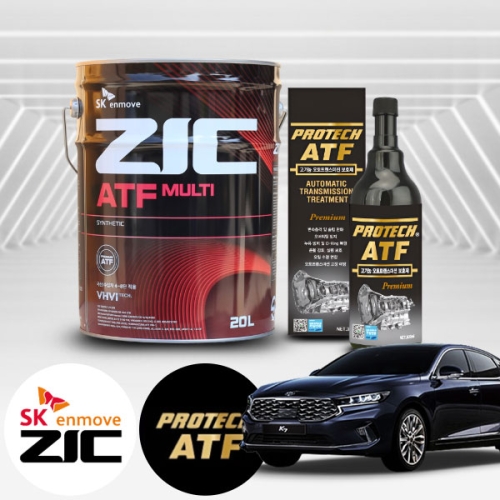 지크 ATF MULTI 20L 1개+프로텍 ATF 미션오일 누유방지액 1개