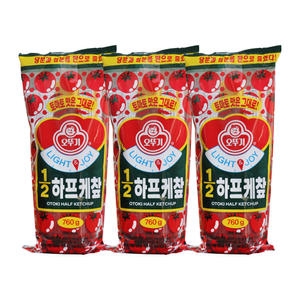 오뚜기 LIGHT&JOY 1/2 하프 케찹 760g