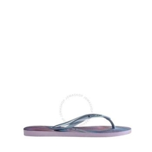 하바이아나스 우먼 슬림 이리데센트 Flip-Flops in Lilac Brand Size 37 38 US 6 41470605251 3