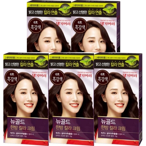 댕기머리 뉴골드 한방 칼라크림