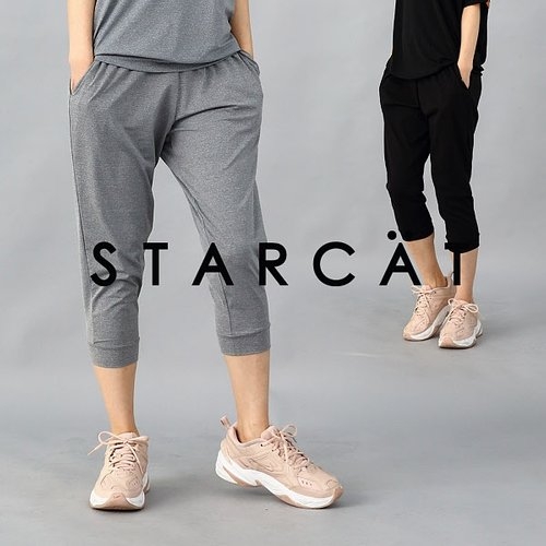 스타캣  홈트 요가복 어슬레져룩 아웃도어 배기7부바지 Yps80P3