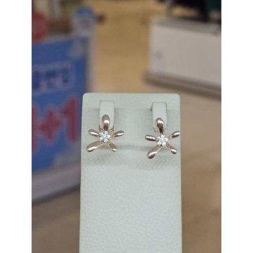 미라클  세이브존03 팬지꽃 귀걸이 AGgssd555AG