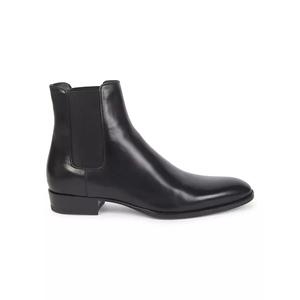 생로랑 남성 첼시 앵클 부츠 Wyatt Leather 374536