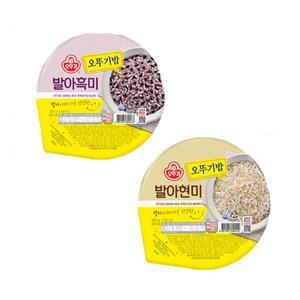 오뚜기밥 발아현미 210g 12개 + 발아흑미 210g 12개