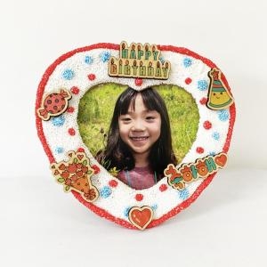 공예 하트 포토 프레임 꾸미기 만들기재료 미술놀이 TDP0MQ