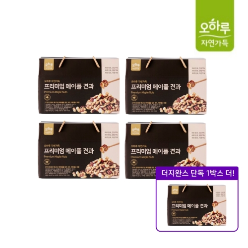 CJE&M  오하루자연가득 프리미엄 메이플 견과 21g