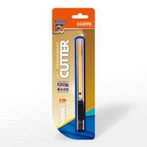 알파  컷터칼 골드티타늄 AG-59T