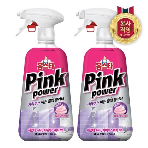 홈스타 핑크파워 샤워부스 클리너 750ml