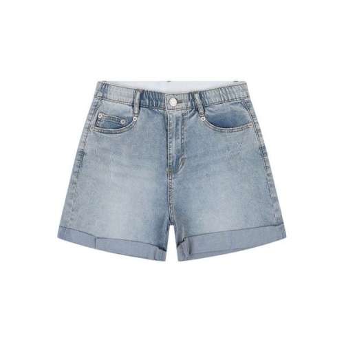 반에이크 밑단롤업 데님반바지_VB37DLU201Z