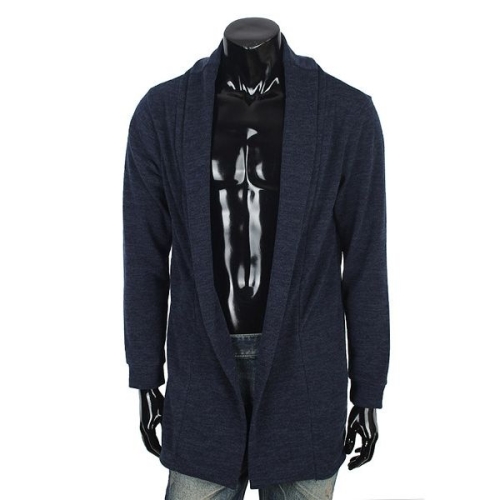 쿠비코 캐쥬얼 무지 오픈 라인 숄 가디건 C-MZ439NE