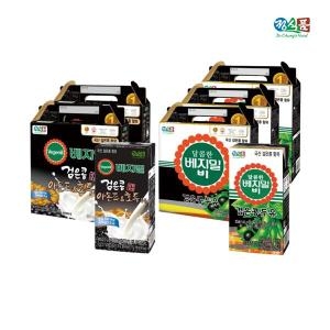 정식품 베지밀 검은콩 아몬드 & 호두 두유 190ml 32개 + 달콤한 베지밀 비 검은콩 두유 190ml 48개
