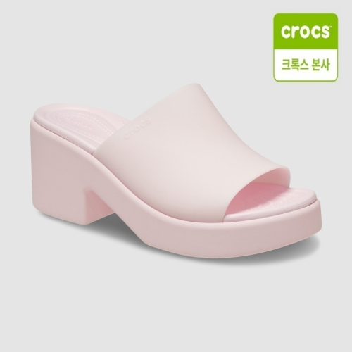 크록스 여성 브루클린 프로스티드 슬라이드 힐_210981-6ZW