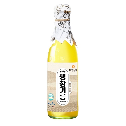 대현상회 저온압착 생참기름 350ml