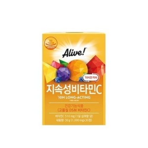 얼라이브 지속성 비타민C 30정