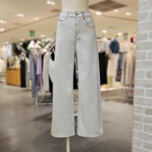 레코브 배색 고리 일자핏 데님 팬츠 LK31E5DP524X