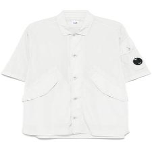 CP컴퍼니 크롬 R 오버셔츠 재킷 블루 폭스_18CMOS035A005904G800