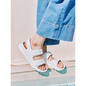폴더라벨 디베이직 쿠션 더블 샌들 화이트 / FLFDES2U12