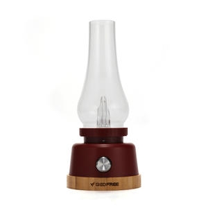 지오프리  뱀부 클래식 캠핑 랜턴 레드 GF1021001, 1개