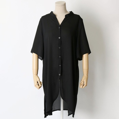 아이우먼 플라이반팔블라우스 HGE117M503 빅사이즈