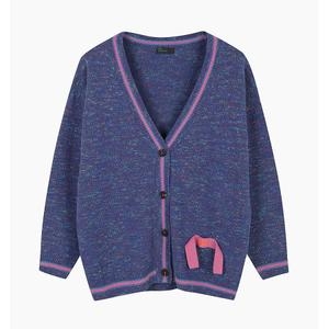 베네통 가디건 멀티 브이넥 니트 BAKC53361 COB400 VZT009 OS FREE 아이보리