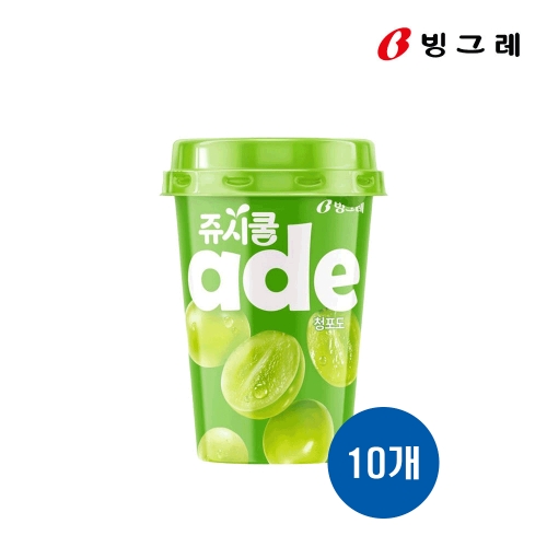 빙그레 쥬시쿨 에이드 청포도 250ml