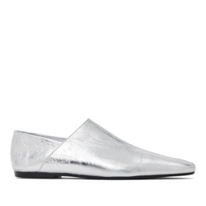 드리스반노튼 여성 실버 슬립온 로퍼 251358F121005