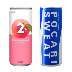 동아오츠카 이프로 부족할때 복숭아 240ml 15개 + 포카리스웨트 240ml 15개