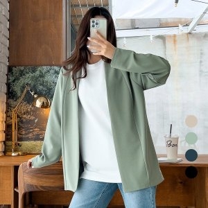 네오쿠비카 쿠비카솔리드 절개 라인 오픈 가디건 C-MZ030NE