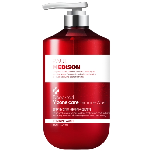 폴메디슨 딥레드 대용량 Y존 여성청결제 510ml
