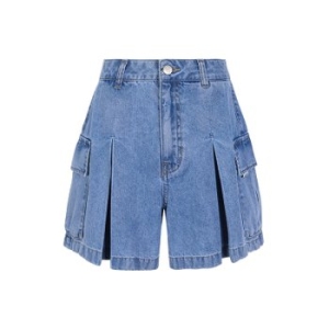 게스 여성 청바지 큐롯 쇼츠 미디엄블루 YO6D0976