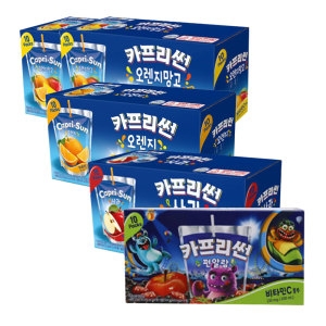농심 카프리썬 오렌지망고 20개 + 사과 10개 + 오렌지 10개 + 펀알람 10개