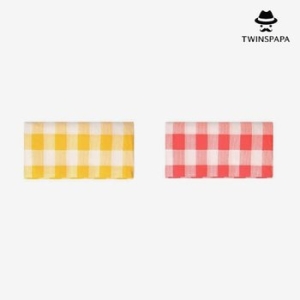트윈스파파  일회용 체크 캠핑 테이블보 P0000TUY 1