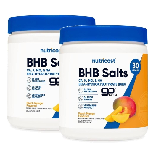 뉴트리코스트 BHB 소금 복숭아 망고 249g