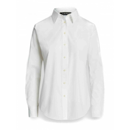 폴로랄프로렌 LAUREN 여성 셔츠 Jamelko 롱 슬리브 200684553001 화이트 /8