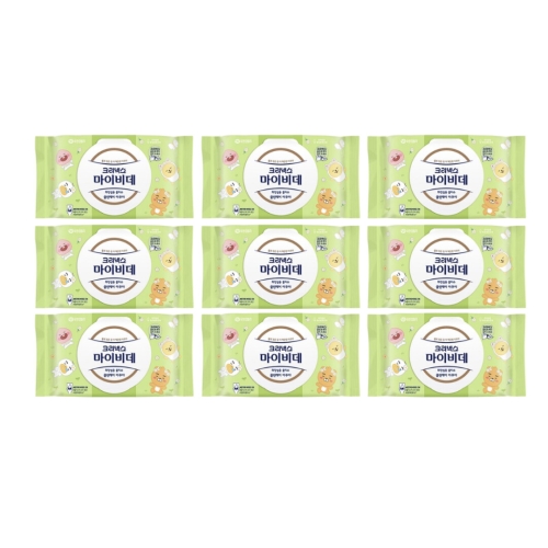 크리넥스 마이비데 클린케어 아쿠아 화장실용 물티슈 캡형 42매