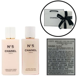 샤넬 넘버5 바디로션 샤워젤 세트