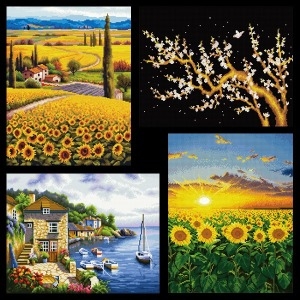 아트홀릭  액자형 DIY 보석십자수 명화그리기 그림 유화 비즈