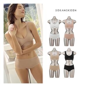 세컨스킨 투톤 퓨징 브라팬티세트