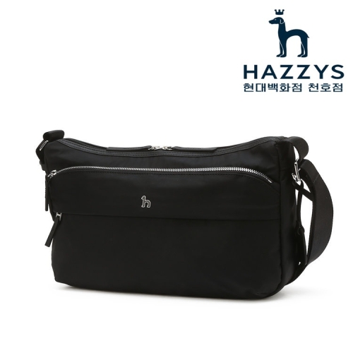 헤지스 나일론 로고 크로스백_HJBA5E715BK